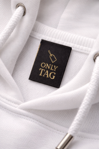 Etiqueta Bordada Dobra ao Meio 30x90mm 1 Cor de Figura